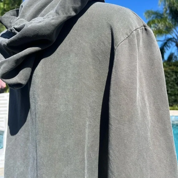 Madison Studio army green/ charcoal Hooded Jacket - Picture 10 of 12